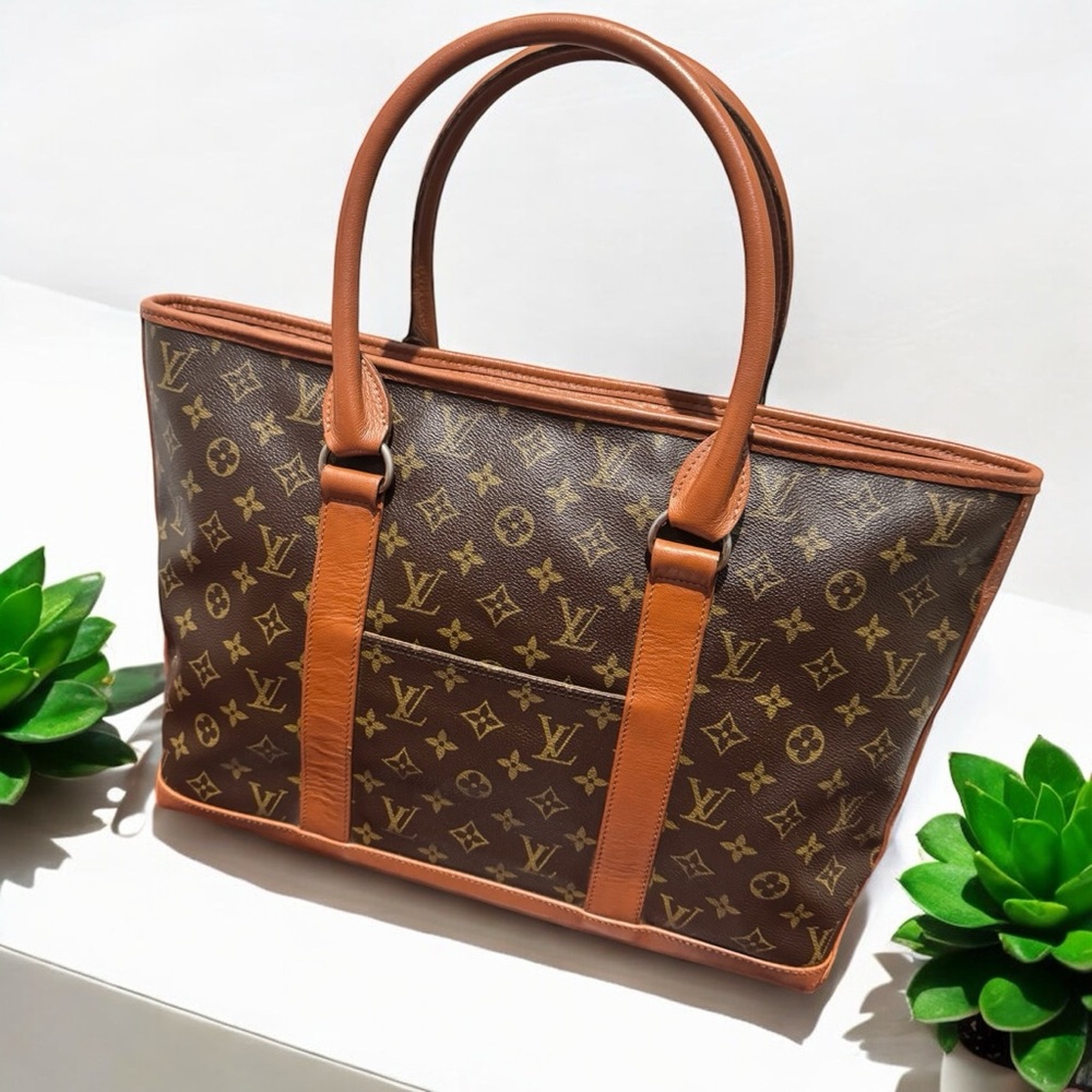 SOLD -💎Authentic LOUIS VUITTON Monogram Sac Weekend PM Tote Bag M42425 - Picture 2 of 15